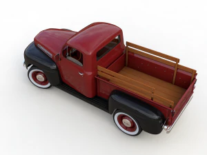 mercury m-1 pickup 1951 3D Model