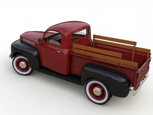 mercury m-1 pickup 1951 3D Model