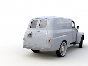 M-1 panel truck 1951 3D Модель