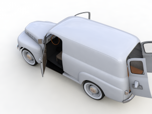 M-1 panel truck 1951 3D Модель