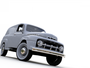 M-1 panel truck 1951 3D Модель