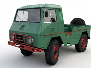 volvo laplander l3314 1967 3Dモデル