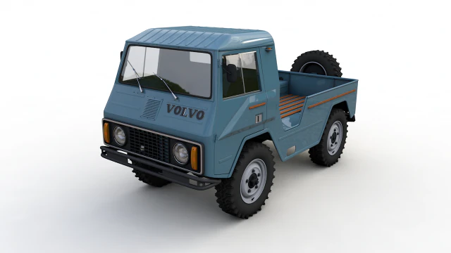 volvo laplander c202 3D Model .c4d .max .obj .3ds .fbx .stl .blend 