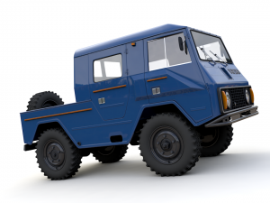 volvo laplander c202 crewcab 1977 3D Модель