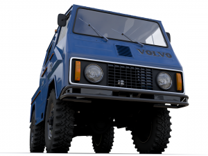 volvo laplander c202 crewcab 1977 3D Модель
