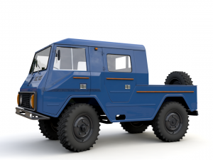 volvo laplander c202 crewcab 1977 3D Модель
