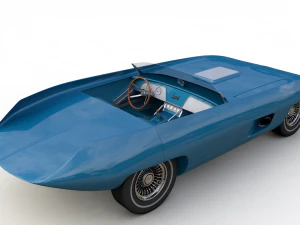 Pontiac Vivant 77 1965 року 3D Модель