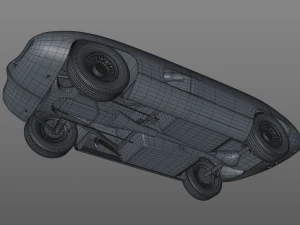 Pontiac Vivant 77 1965 року 3D Модель