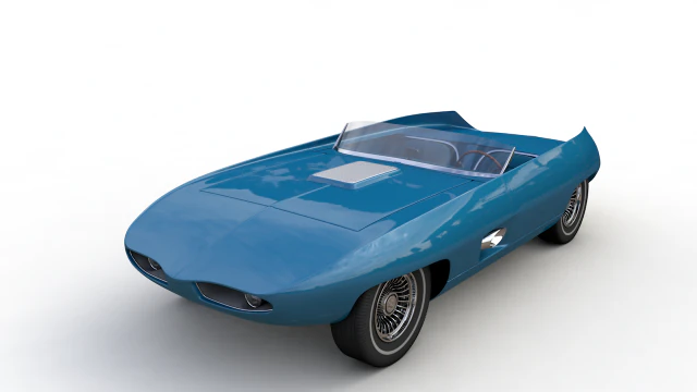 Pontiac Vivant 77 1965 року 3D Модель .c4d .max .obj .3ds .fbx .stl .blend 