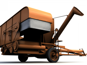 allis chalmers 60 all crop harvester 1948 Modelo 3D