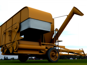 allis chalmers 60 all crop harvester 1948 Modelo 3D