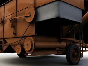 allis chalmers 60 all crop harvester 1948 Modelo 3D