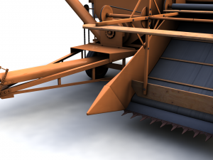 allis chalmers 60 all crop harvester 1948 Modelo 3D