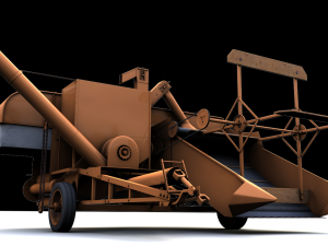 allis chalmers 60 all crop harvester 1948 Modelo 3D