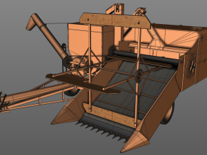 allis chalmers 60 all crop harvester 1948 Modelo 3D