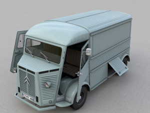 citroen h type fourgon 1964 3D Модель