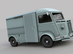 citroen h type fourgon 1964 3D Модель