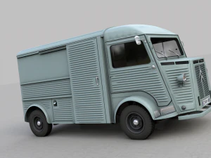 citroen h type fourgon 1964 3D Model