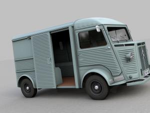 citroen h type fourgon 1964 3D Модель