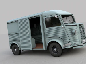 citroen h type fourgon 1964 3D Model