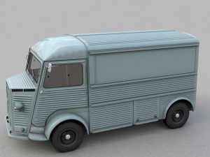 citroen h type fourgon 1964 3D Модель