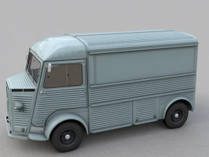 citroen h type fourgon 1964 3D Model