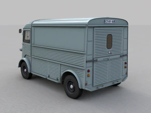 citroen h type fourgon 1964 3D Model