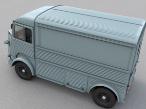 citroen h type fourgon 1964 3D Модель