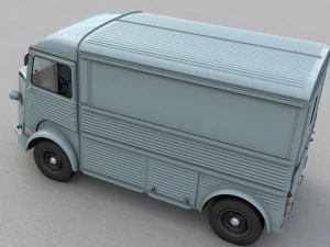 citroen h type fourgon 1964 3D Model