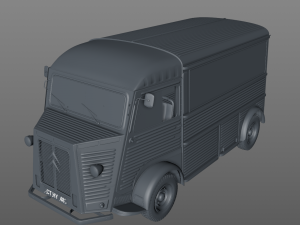 citroen h type fourgon 1964 3D Модель
