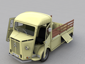 citroen hp type plateau 1971 Model 3D