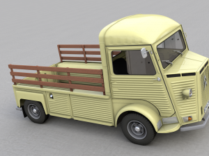 citroen hp type plateau 1971 Model 3D