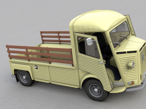 citroen hp type plateau 1971 Model 3D