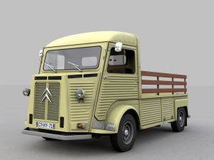 citroen hp type plateau 1971 Model 3D