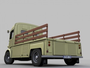 citroen hp type plateau 1971 Model 3D