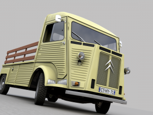 citroen hp type plateau 1971 Model 3D