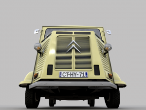citroen hp type plateau 1971 Model 3D