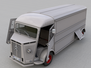 citroen h type fourgon rallonge 1964 Model 3D