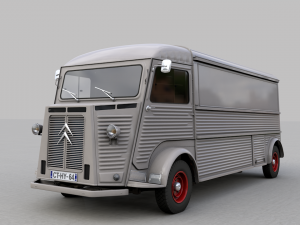 citroen h type fourgon rallonge 1964 Model 3D