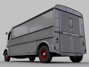 citroen h type fourgon rallonge 1964 Model 3D