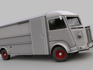 citroen h type fourgon rallonge 1964 Model 3D
