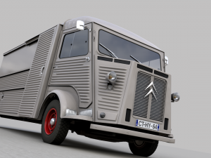 citroen h type fourgon rallonge 1964 Model 3D