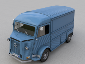 citroen h type fourgon 1976 Modèle 3D