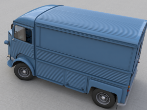 citroen h type fourgon 1976 Modelo 3D