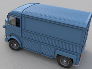 citroen h type fourgon 1976 3D Model