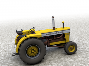 minneapolis moline g707 1965 3D Model