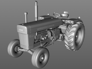 minneapolis moline g707 1965 3D Model