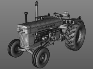minneapolis moline g707 1965 3D Model