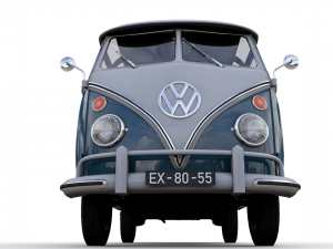 volkswagen t1 microbus deluxe 1966 3D 모델