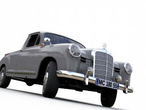 mercedes-benz 180d w120 poton pickup 1958 Modèle 3D